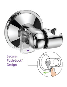 Soporte de Ducha de Mano Ajustable HotelSpa Cromo 7.62cm 2