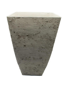 Macetero Cuadrado Alto HC Companies 58.4 cm Resistente Exterior