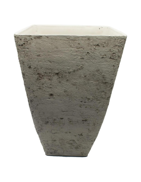 Macetero Cuadrado Alto HC Companies 58.4 cm Resistente Exterior