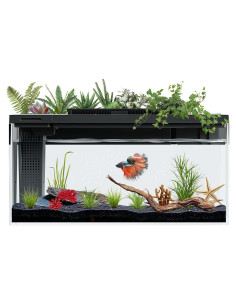 Acuario inteligente ERAARK 14L autolimpiante con luz LED