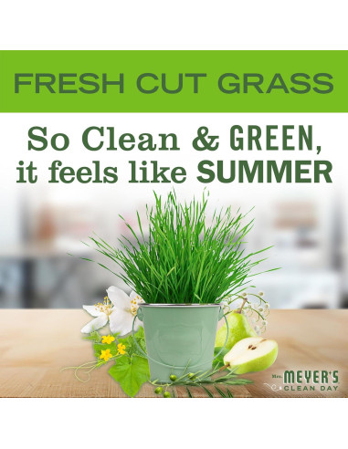 Jabón de Mano Líquido Mrs. Meyer's 3x12.5oz Césped Cortado Fresco