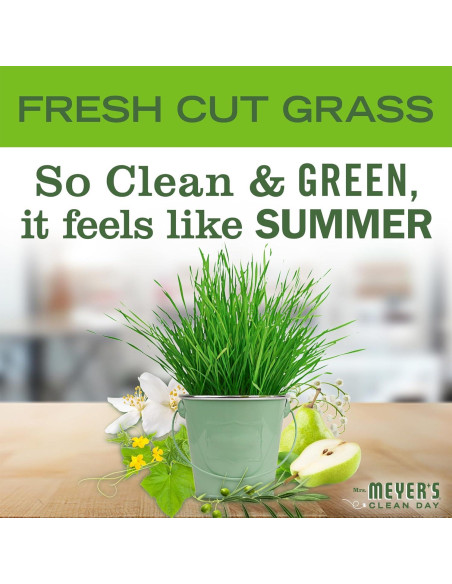 Jabón de Mano Líquido Mrs. Meyer's 3x12.5oz Césped Cortado Fresco