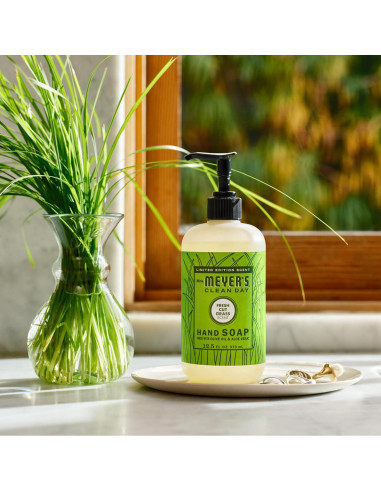 Jabón de Mano Líquido Mrs. Meyer's 3x12.5oz Césped Cortado Fresco