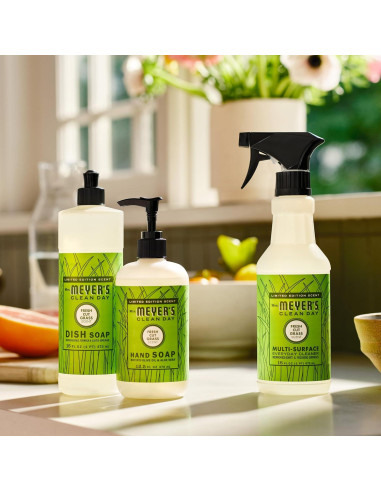 Jabón de Mano Líquido Mrs. Meyer's 3x12.5oz Césped Cortado Fresco