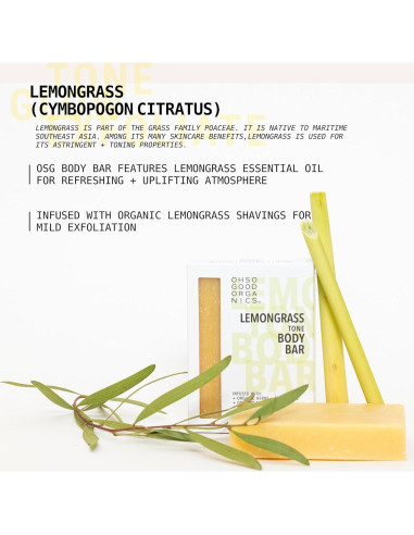 Jabón Natural Orgánico Oh So Good 100g Exfoliante Hidratante