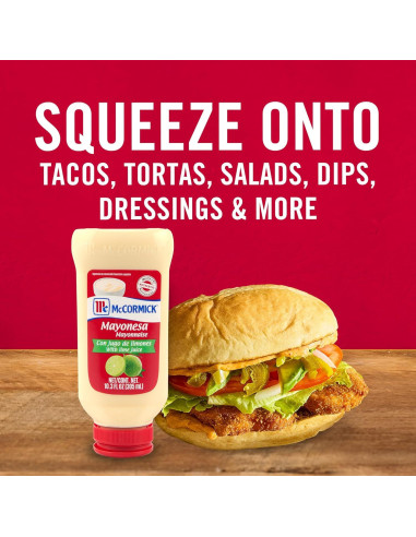 Mayonesa McCormick con Jugo de Lima 304.5 ml - Sabor Único