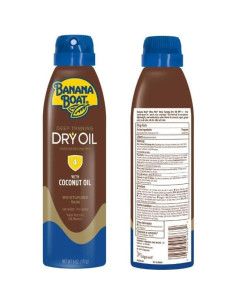 Aceite Seco Bronceador Spray Banana Boat SPF 4 340g 2