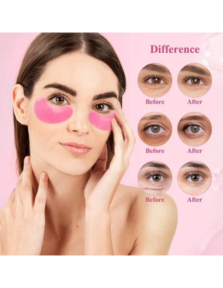 Parche para Ojos Taimand Rosa - 30 Pares con Colágeno