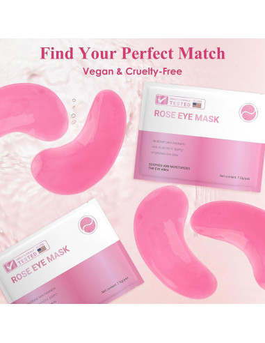 Parche para Ojos Taimand Rosa - 30 Pares con Colágeno