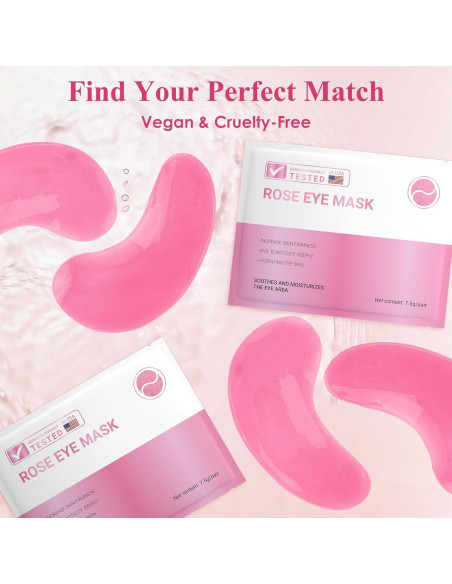 Parche para Ojos Taimand Rosa - 30 Pares con Colágeno