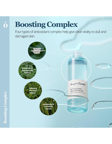 Suavizante Revitalizante ONGREDIENTS 250ml | Tónico Hidratante Vegano