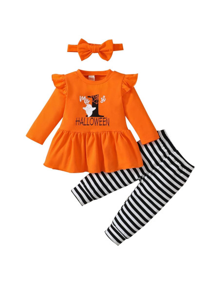 Disfraz Halloween Bebé Niña Noubeau 12-18M Camiseta y Leggings