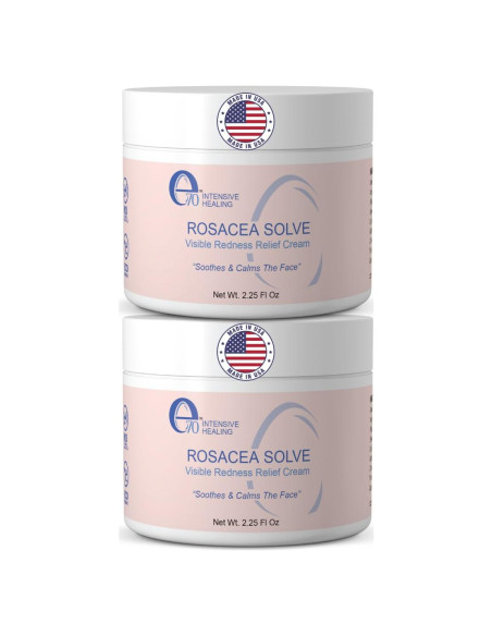 Crema Hidratante Facial e70 para Rosácea - Paquete de 2