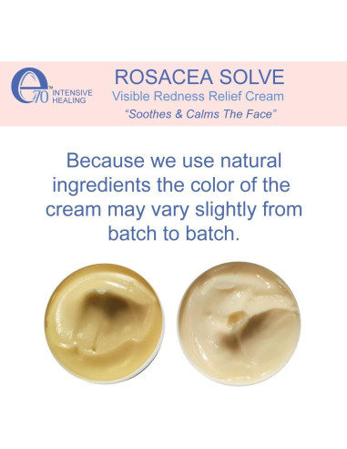 Crema Hidratante Facial e70 para Rosácea - Paquete de 2