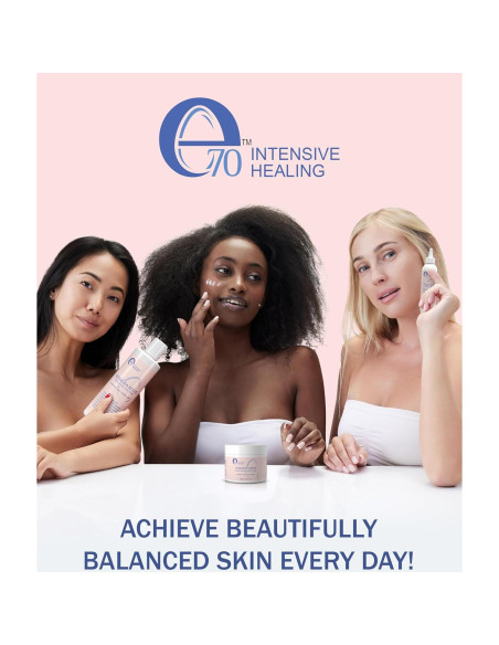 Crema Hidratante Facial e70 para Rosácea - Paquete de 2