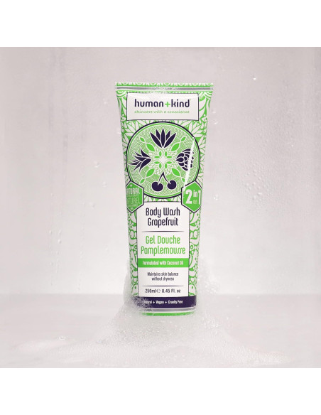 Jabón Corporal Human+Kind Pomelo 250 ml - Paquete de 2