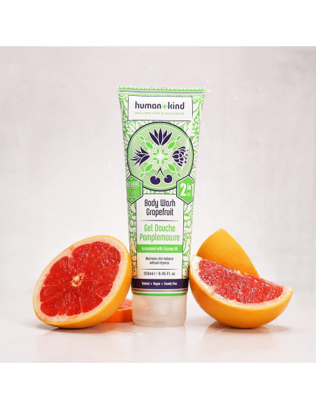 Jabón Corporal Human+Kind Pomelo 250 ml - Paquete de 2