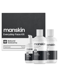 Kit de Cuidado Facial para Hombres Natural Outcome - 3 Pasos