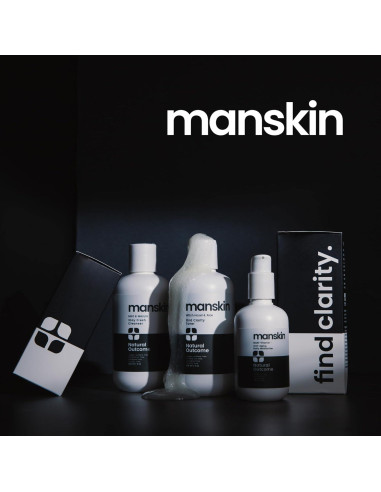 Kit de Cuidado Facial para Hombres Natural Outcome - 3 Pasos