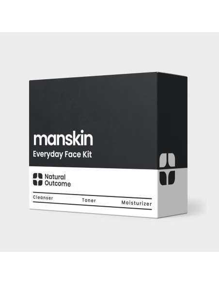 Kit de Cuidado Facial para Hombres Natural Outcome - 3 Pasos