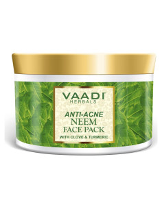 Paquete Facial Anti-acné Vaadi Herbals Neem y Cúrcuma 600g