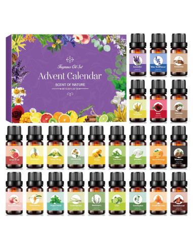 Calendario de Adviento 2025 Mucuoe - 24 Fragancias Naturales