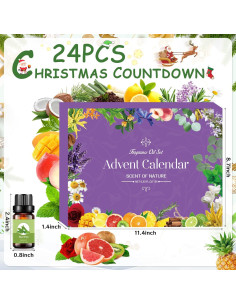 Calendario de Adviento 2025 Mucuoe - 24 Fragancias Naturales 2