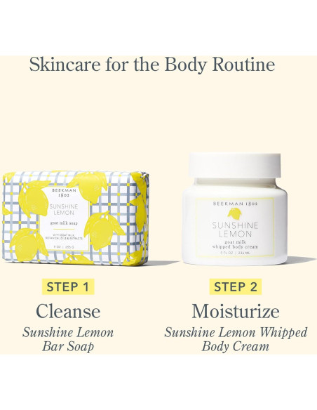 Set Jabón de Leche de Cabra y Crema Corporal Beekman 1802