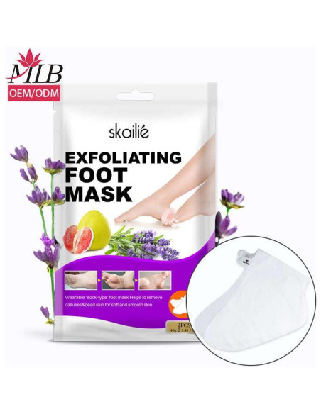 Mascarilla Exfoliante para Pies Skailie - Lavanda y Pomelo 3pk