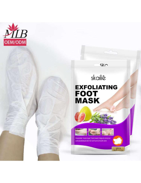 Mascarilla Exfoliante para Pies Skailie - Lavanda y Pomelo 3pk