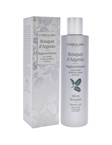 Gel de Ducha L'Erbolario Ramo Plateado 240 ml - Jabón Corporal Tonificante