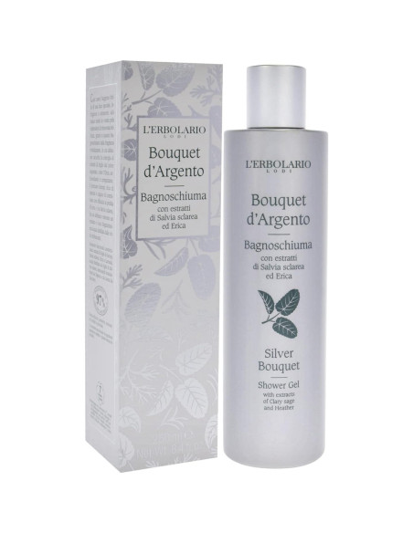 Gel de Ducha L'Erbolario Ramo Plateado 240 ml - Jabón Corporal Tonificante