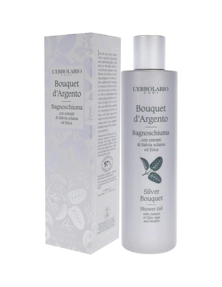 Gel de Ducha L'Erbolario Ramo Plateado 240 ml - Jabón Corporal Tonificante