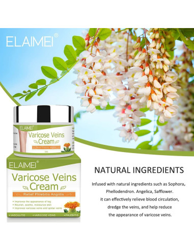 Crema para Venas Varicosas Resdam 149g - Alivio y Mejora de Piernas