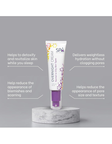 Crema Nocturna Spa Sciences 51g - Hidratante Piel Grasa