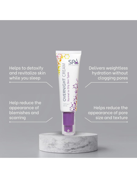 Crema Nocturna Spa Sciences 51g - Hidratante Piel Grasa