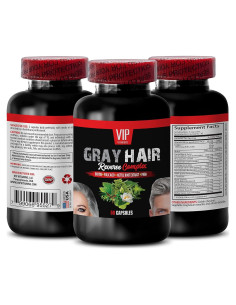 Vitaminas para Crecimiento y Color de Cabello Natural - 60 Cápsulas