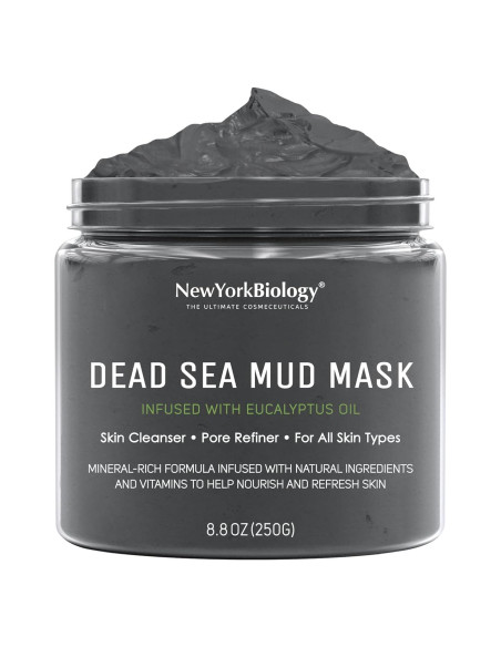 Mascarilla de barro del Mar Muerto New York Biology 248 g Eucalipto