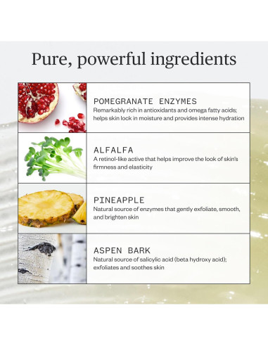 Mascarilla Facial Natural Ursa Major 46.5ml | Exfoliante Vegano