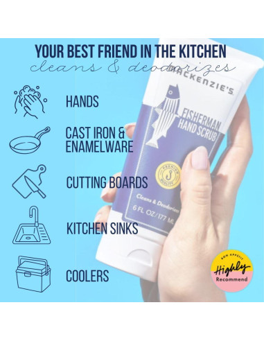 Exfoliante de Manos MacKenzie + Ungüento y Cera para Nudillos