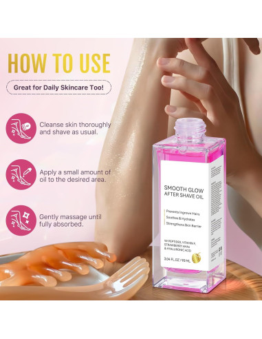 Aceite After Shave Suave Fresa Vainilla 90ml - Hidratante