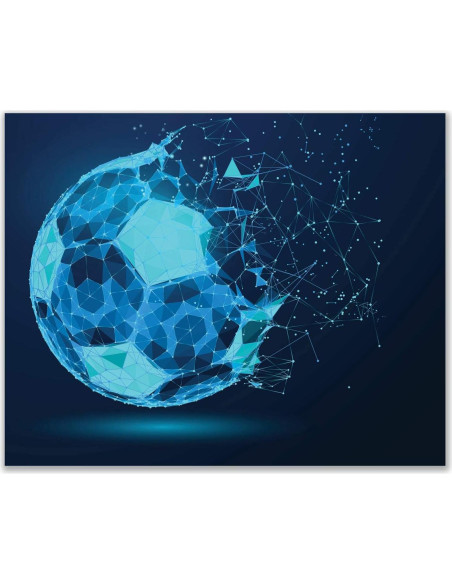 Conjunto de 4 Pósters de Fútbol 20x25 cm Sin Marco - Summit Designs