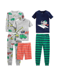 Conjunto de Pijama 6 Piezas Niños Alegrías Simples Carter's