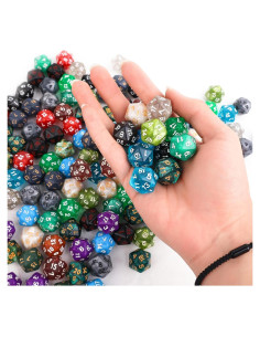 Juego de Dados Poliedricos 150 Piezas BUWUSMU Multicolor