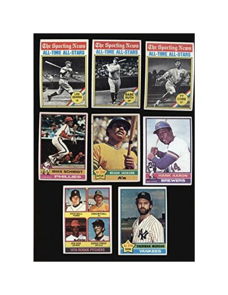 Conjunto Completo de Béisbol Topps 1976 - 660 Tarjetas VG/EX