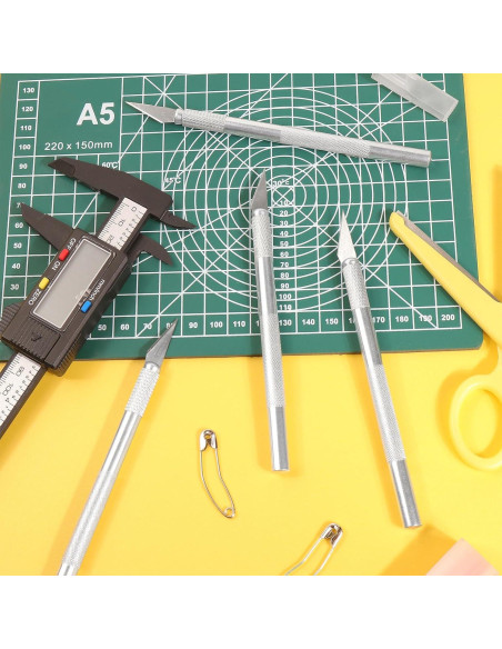 Juego de cuchillos de precisión VICROIC 12 piezas metal