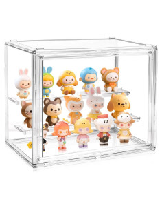 Caja de Exhibición Acrílica HuixinAcrli 29x24cm con Puerta Magnética