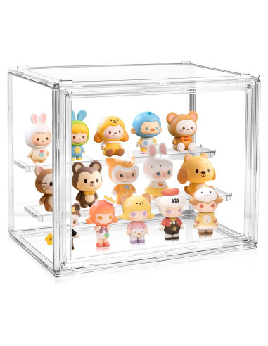 Caja de Exhibición Acrílica HuixinAcrli 29x24cm con Puerta Magnética
