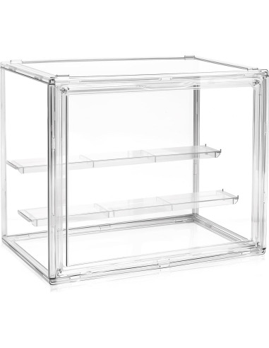 Caja de Exhibición Acrílica HuixinAcrli 29x24cm con Puerta Magnética