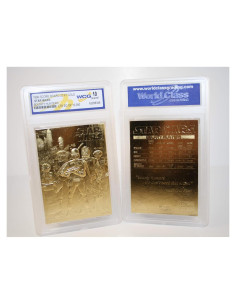 Tarjeta de Oro Cazadores de Recompensas Star Wars 1996 GEM Mint 10
